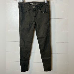 AMERICAN EAGLE SUPER STRETCH JEGGINGS SZ 0R